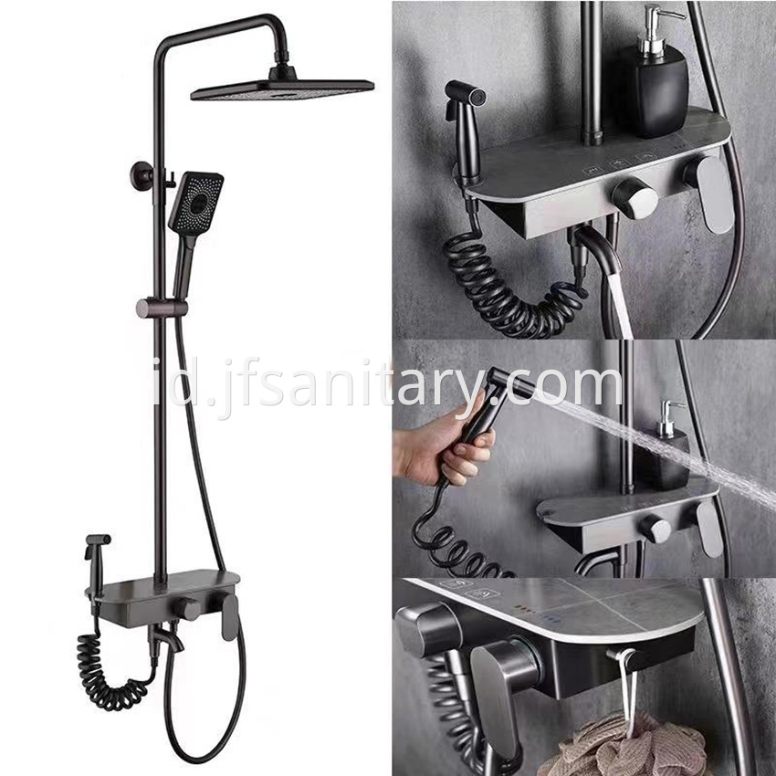 Shower System Kit Brushed Nickel